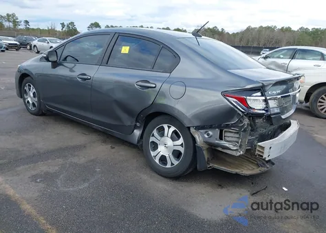 2013 Honda Civic Hybrid из США, поврежденный, VIN 19XFB4F27DE200584